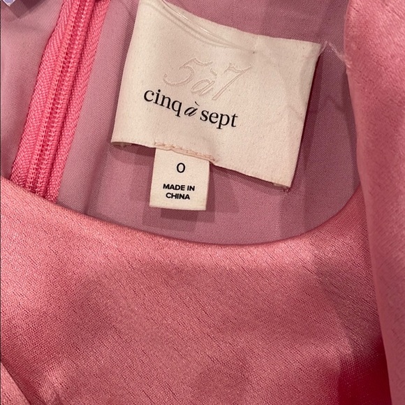 Cinq a Sept Pink Ruched Dress - Picture 6 of 9